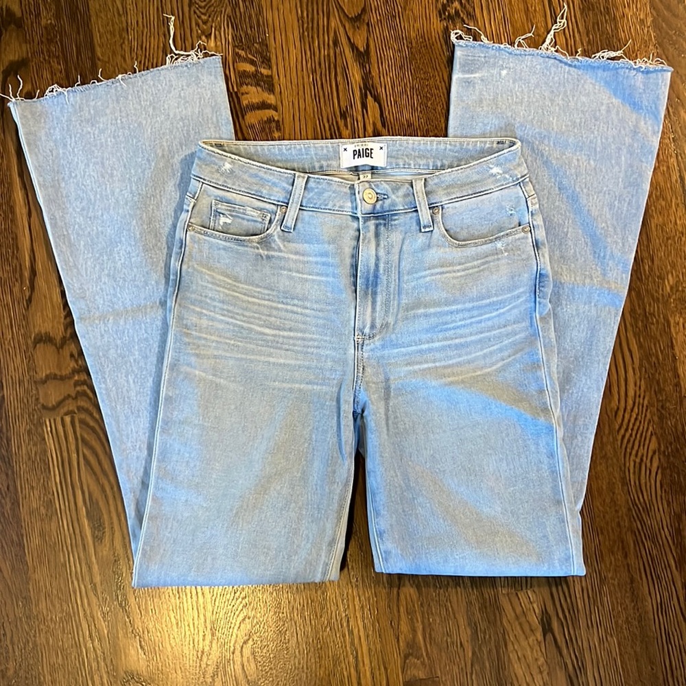 Paige lauren canyon high rise flare jeans
